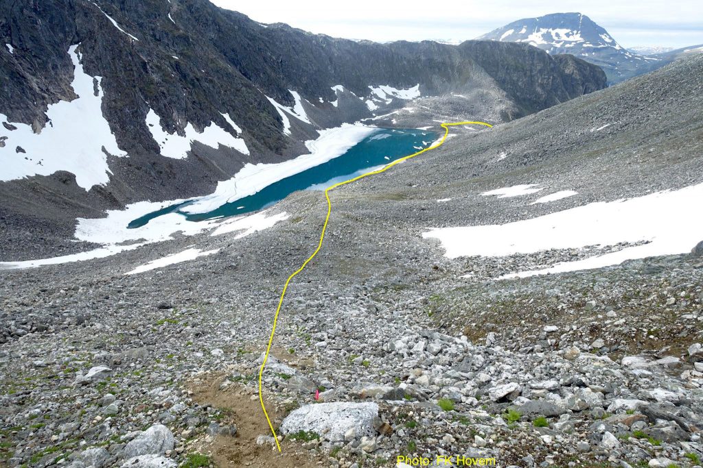 Tromsø Skyrace - Abstieg vom Hamperokken (c) Tromsø Skyrace / Race Briefing 2019 