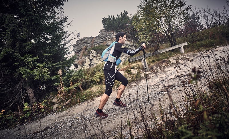 Es kann auch mal steil werden (c) Arberland Ultrarun 