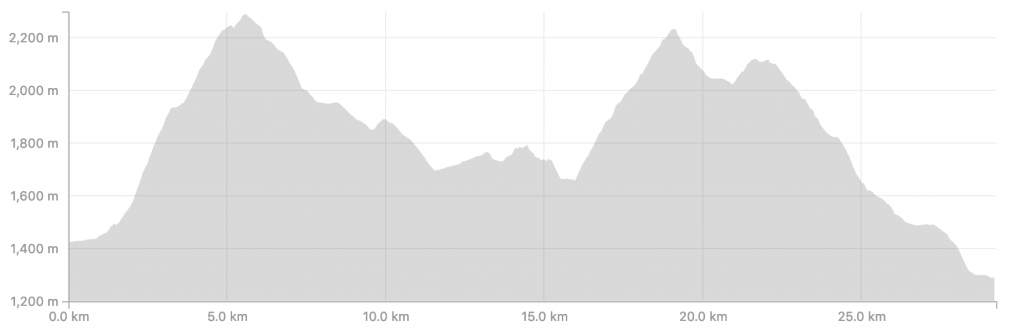 Transalpine Run 2019 - Etappe 2 (c) strava.com