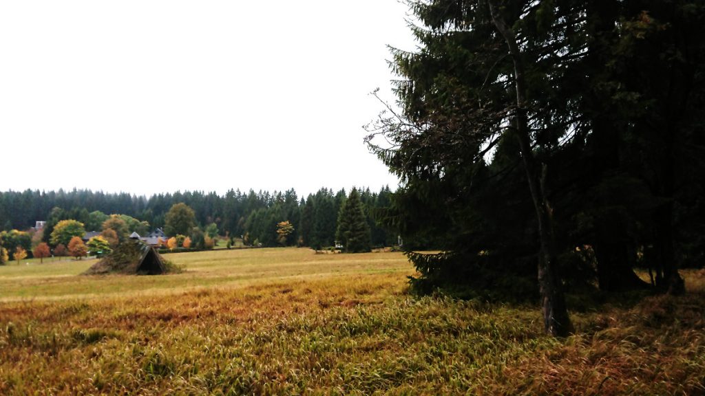 Das ist tatsächlich eine kleine Hütte.