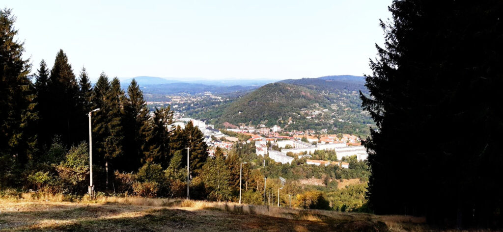 Der erste harte Aufstieg beim Heldentrail (c) Südthüringentrail