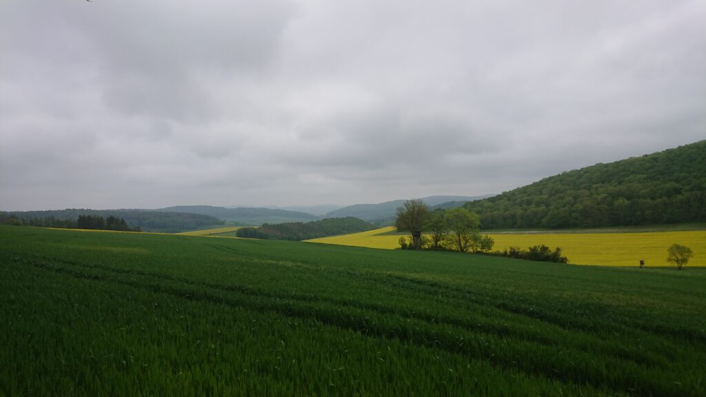 Das Weserbergland mal ohne steilen Grat